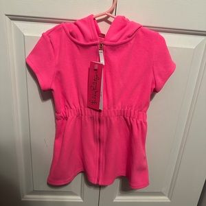 NWT Lilly Pulitzer pink girls cover up